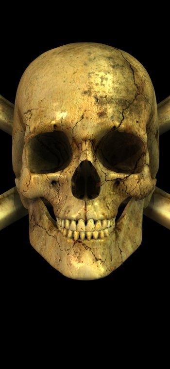 dark skull Phone Wallpaper