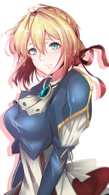 Violet Evergarden (Character) Anime Violet Evergarden Phone Wallpaper