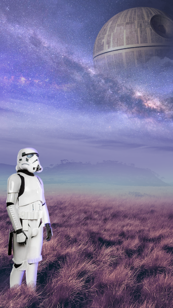  Wallpaper for Star Wars fanatics!