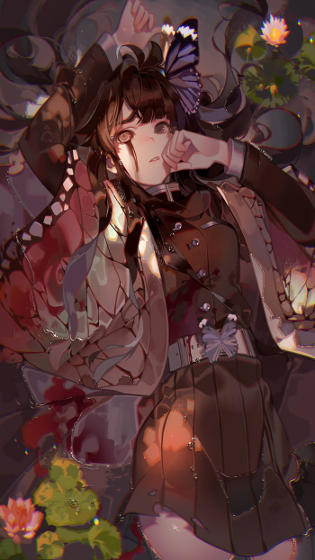 Kanao Tsuyuri Anime Demon Slayer: Kimetsu no Yaiba Phone Wallpaper