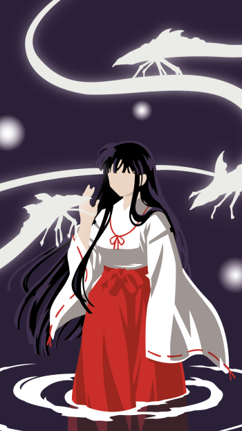 Kikyô (InuYasha) Anime InuYasha Phone Wallpaper