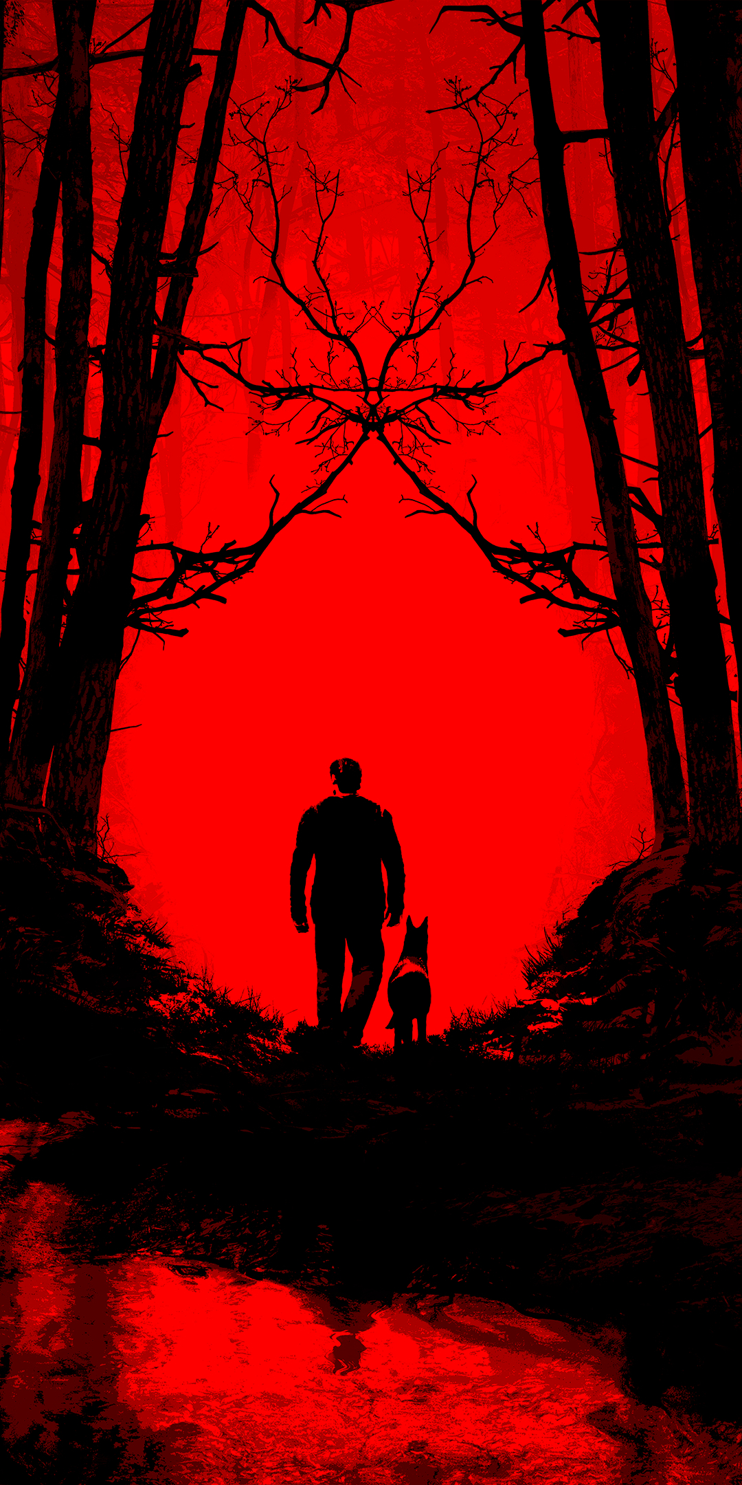 Blair Witch Black & Red Concept Art