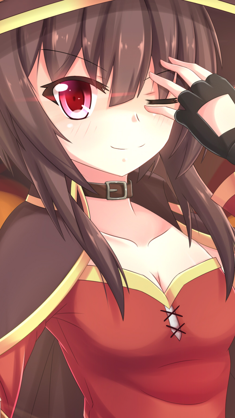 Download Megumin (KonoSuba) Anime KonoSuba - God’s Blessing On This Wonderful World!! Phone Wallpaper