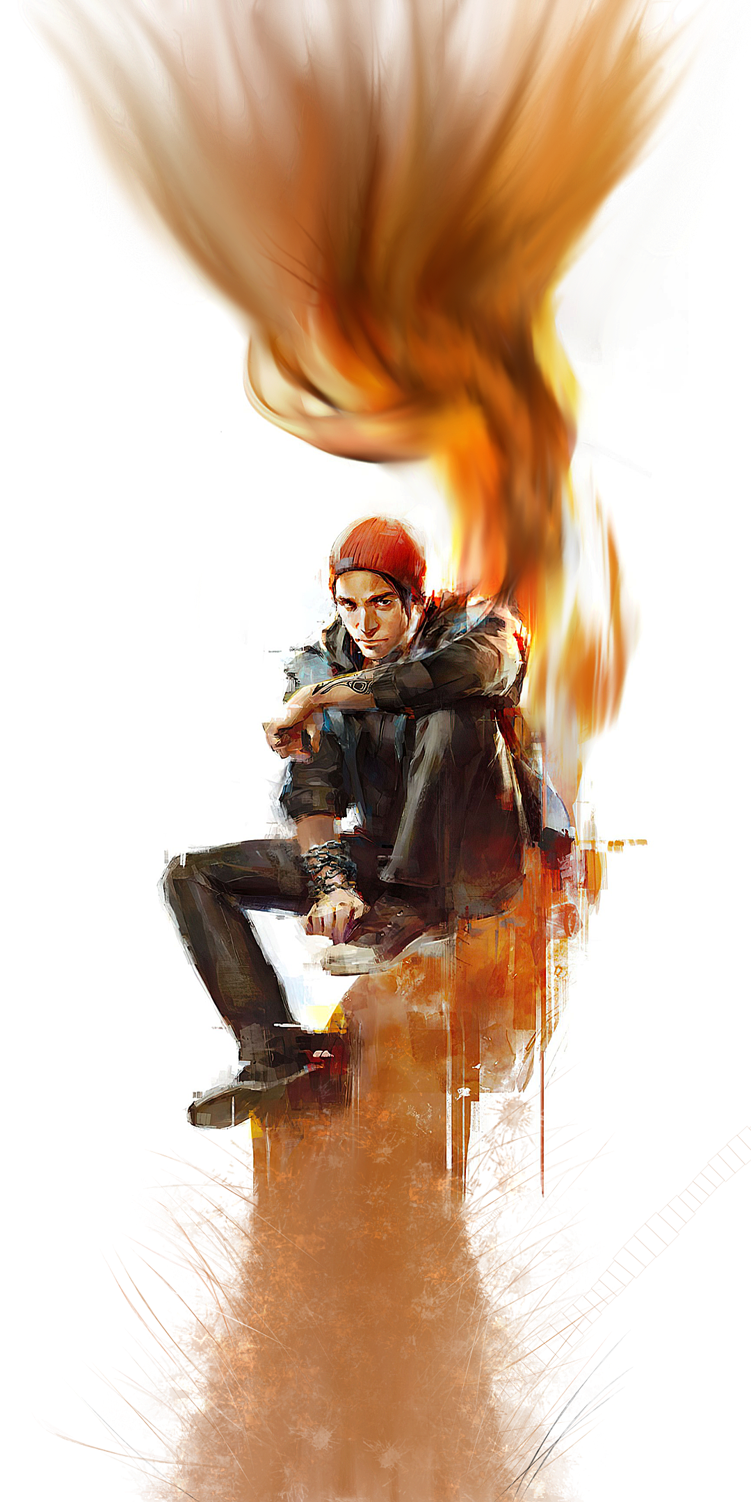 Download Delsin Rowe Video Game InFAMOUS: Second Son Phone Wallpaper