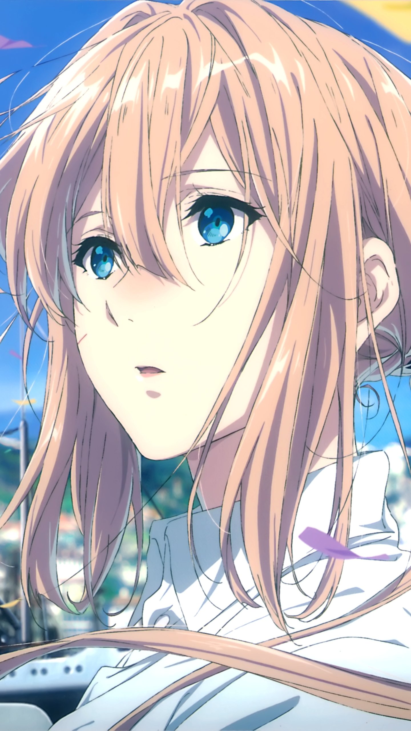 Download Violet Evergarden (Character) Anime Violet Evergarden Phone Wallpaper