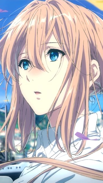 Violet Evergarden (Character) Anime Violet Evergarden Phone Wallpaper