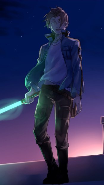 Yūichi Jin Anime World Trigger Phone Wallpaper