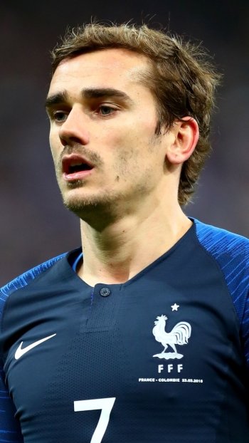 soccer French Antoine Griezmann Sports Phone Wallpaper