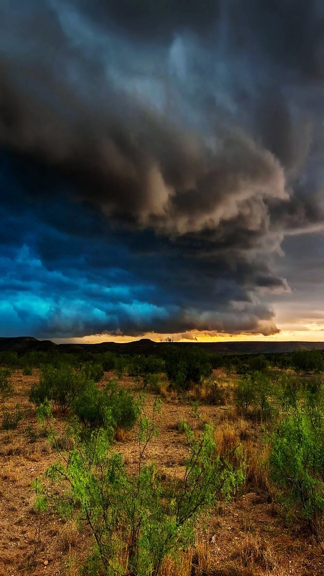 Download Landscape Cloud Nature Storm Phone Wallpaper