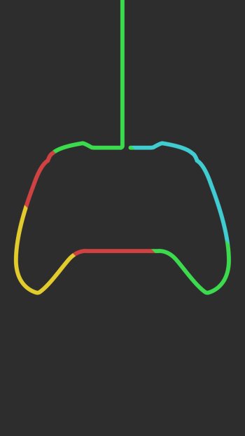 minimalist controller video game Xbox Phone Wallpaper