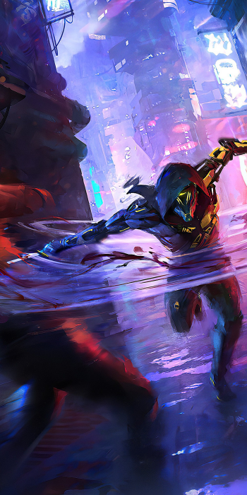 video game Ghostrunner Phone Wallpaper