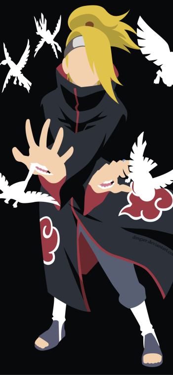 Deidara (Naruto) Anime Naruto Phone Wallpaper