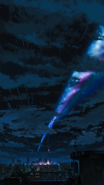 comet Your Name. Anime Phone Wallpaper