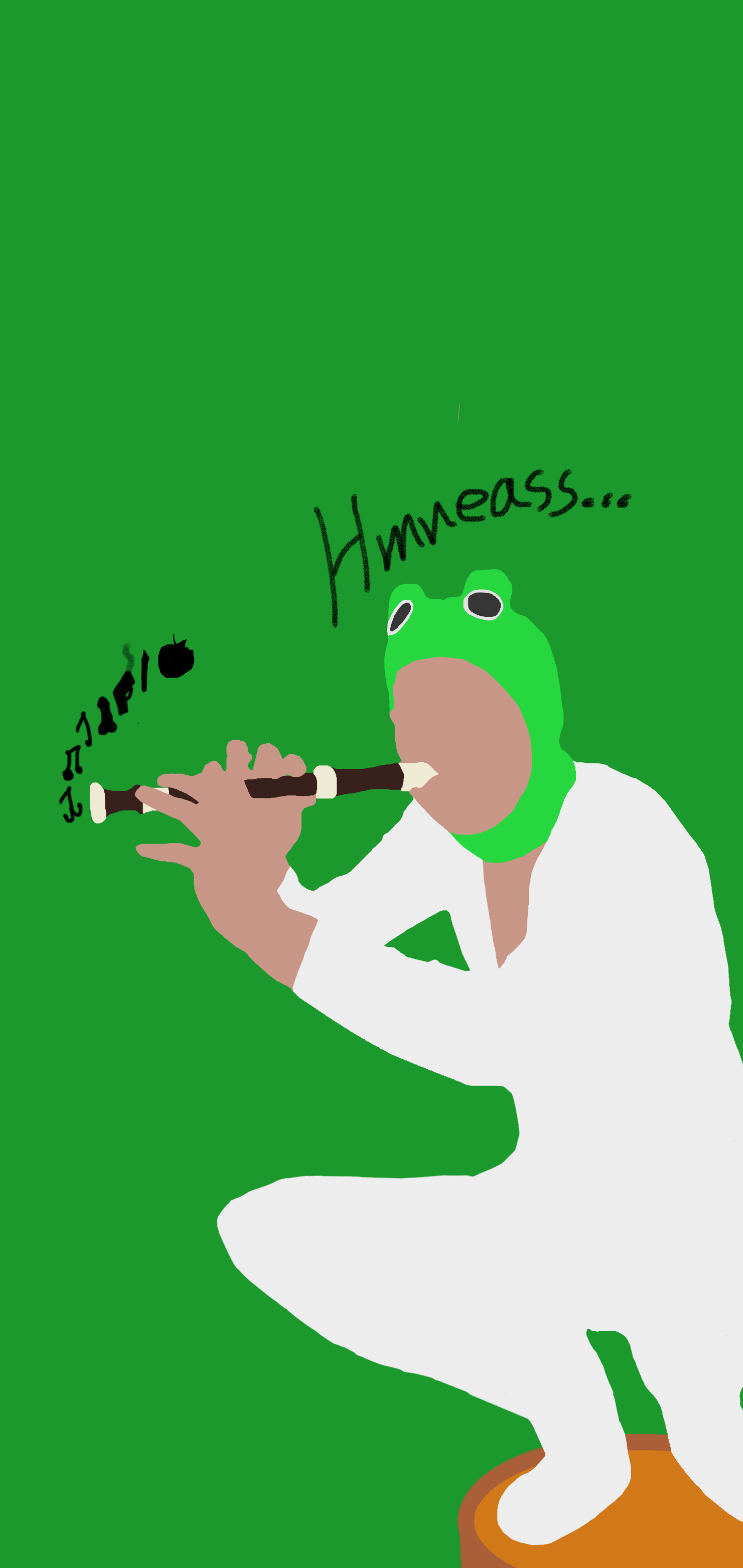 Salamander Man Playing His F*cking Flute by Dthlives