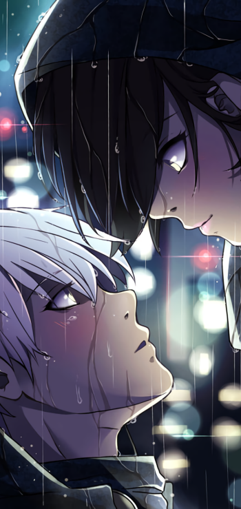 rain Ken Kaneki Touka Kirishima Anime Tokyo Ghoul Rain Anime Phone Wallpaper