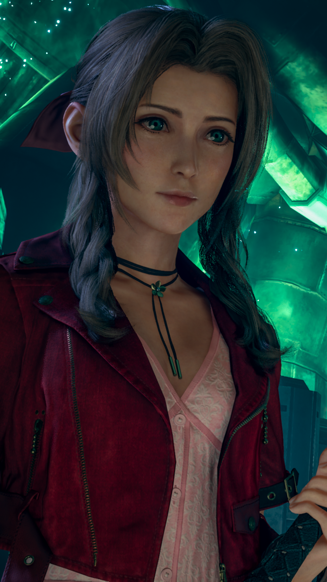 Download Aerith Gainsborough Video Game Final Fantasy VII Remake Phone Wallpaper