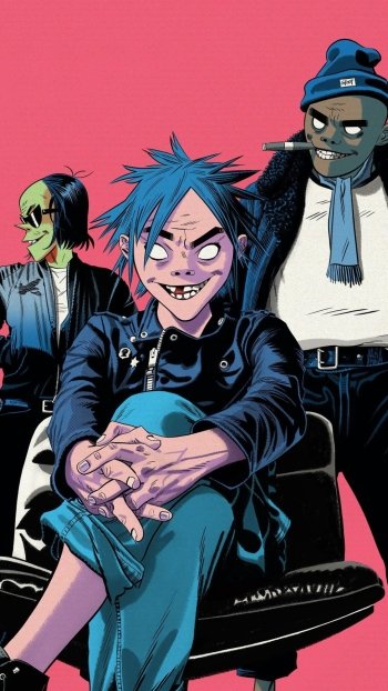 music Gorillaz Phone Wallpaper