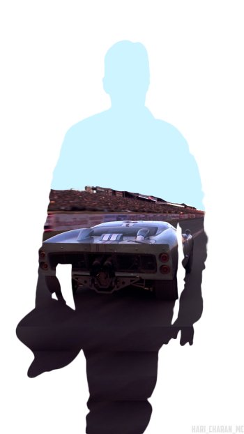 Christian Bale movie Ford v Ferrari Phone Wallpaper