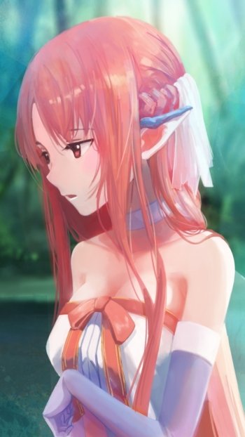 Asuna Yuuki Anime Sword Art Online Phone Wallpaper