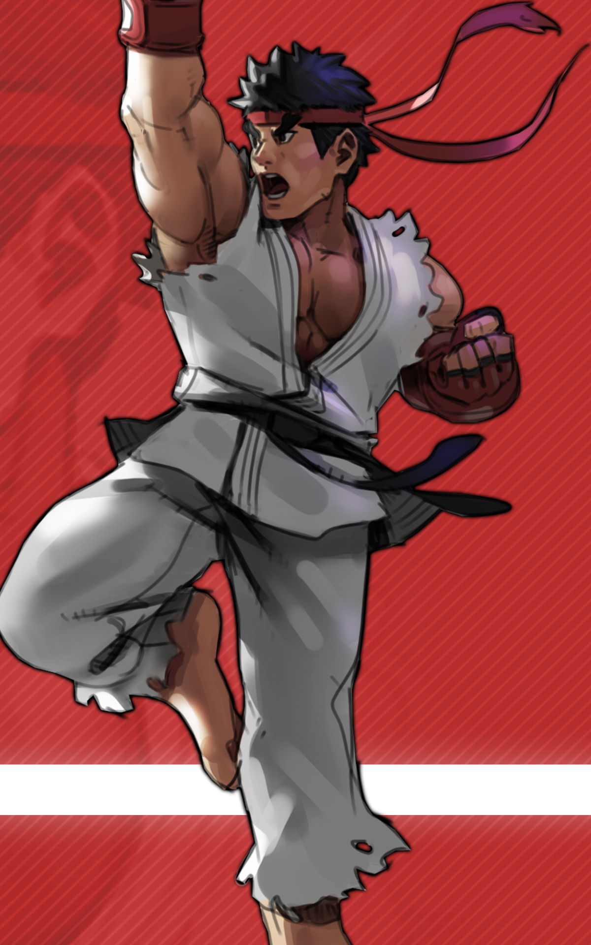 Ryu In Super Smash Bros. Ultimate by Callum Nakajima