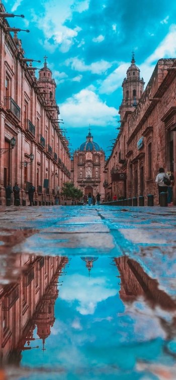 Mexico water photography reflection Phone Wallpaper