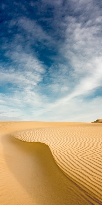 nature sand cloud sky desert Phone Wallpaper