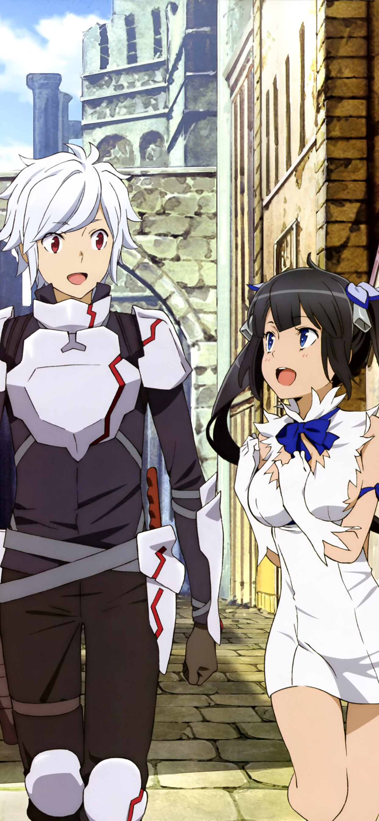Is It Wrong to Try to Pick Up Girls in a Dungeon? Phone Wallpaper
