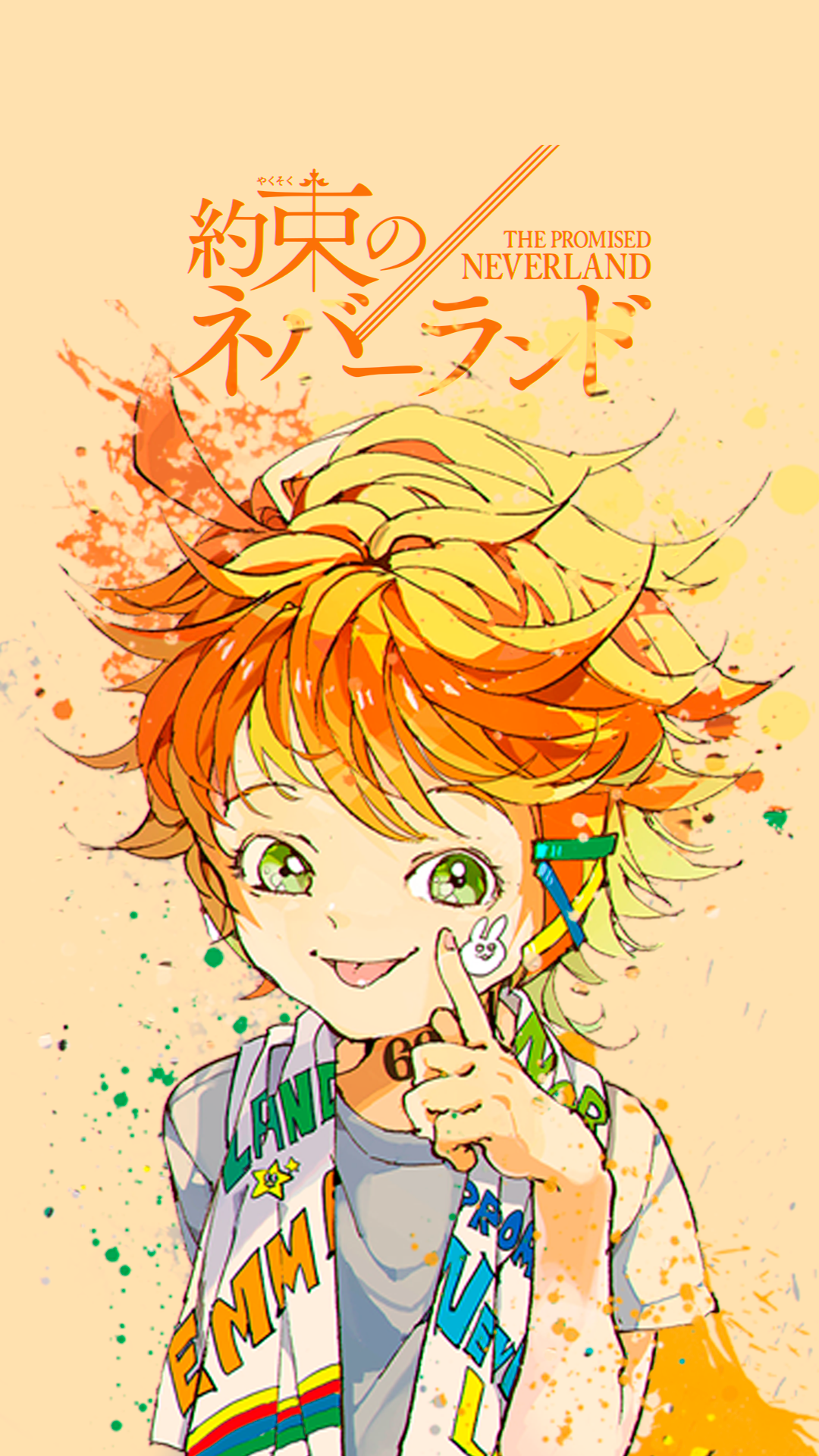 Download Yakusoku No Neverland Emma (The Promised Neverland) Anime The Promised Neverland Phone Wallpaper by PaulAbstract