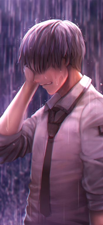 sad rain tears Anime Original sad anime Rain Anime Phone Wallpaper