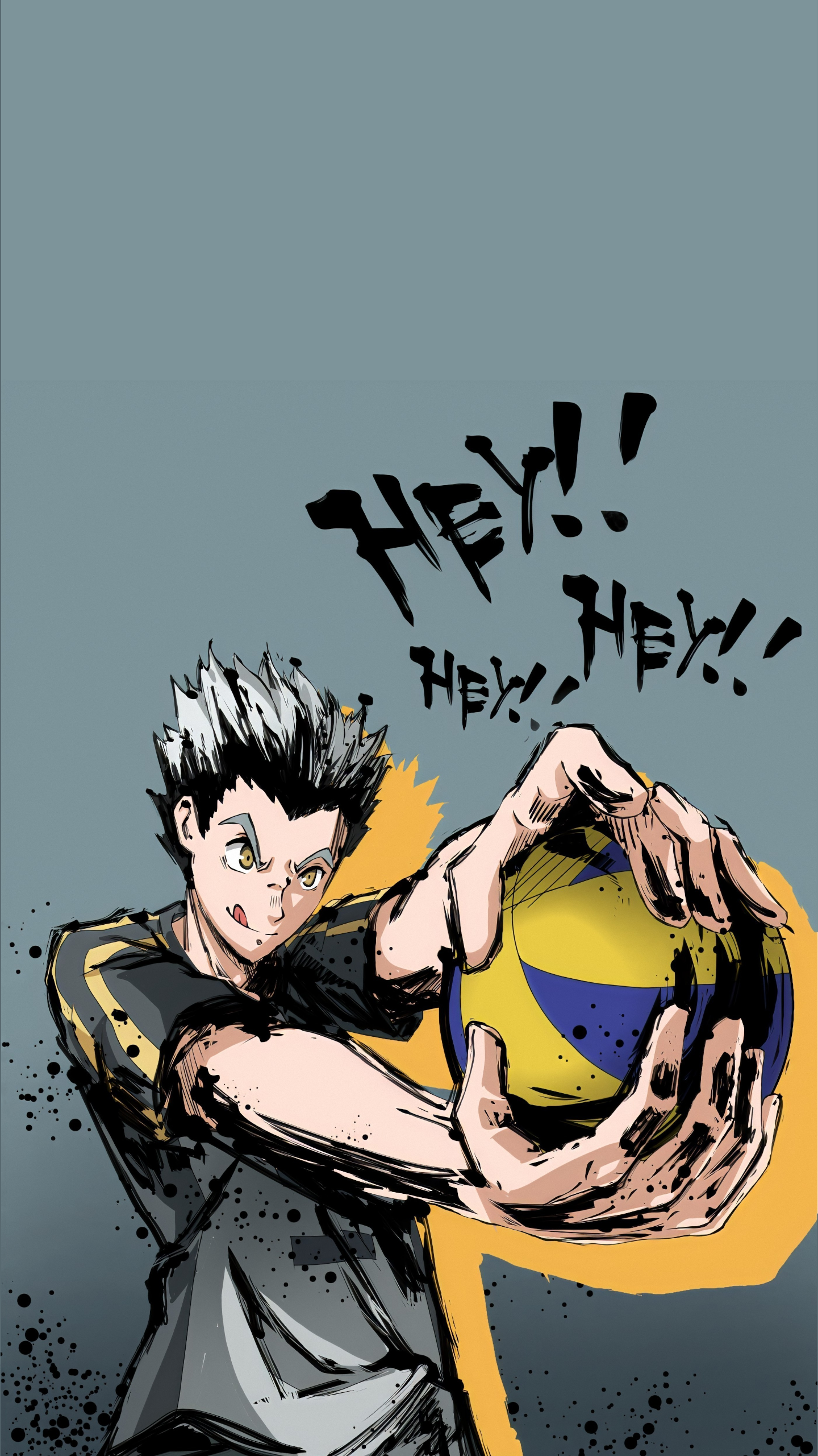 Download Kōtarō Bokuto Haikyū!! Anime Phone Wallpaper