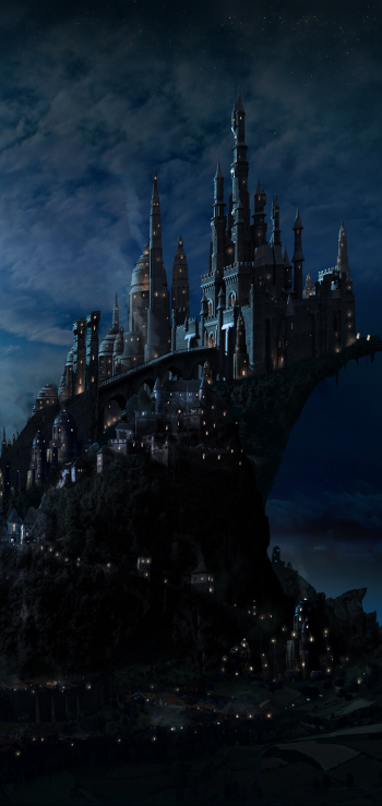 Hogwarts Castle castle movie Harry Potter Phone Wallpaper