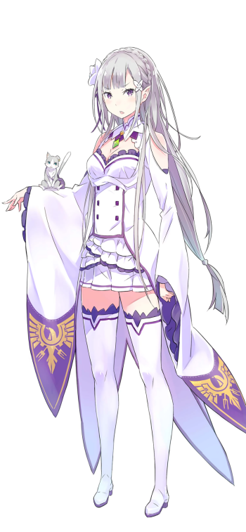 Pack (Re:ZERO) Emilia (Re:ZERO) Anime Re:Zero - Starting Life in Another World Phone Wallpaper