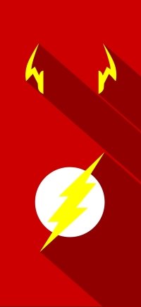 the flash logo iphone wallpaper