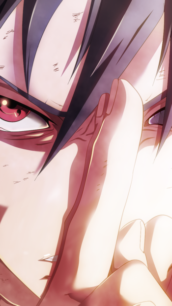black hair Rinnegan (Naruto) Sharingan (Naruto) Sasuke Uchiha Anime Naruto Phone Wallpaper