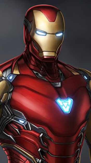 Comic Iron Man Phone Wallpaper