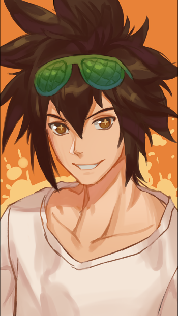 Jin Mori Anime The God of High School Phone Wallpaper