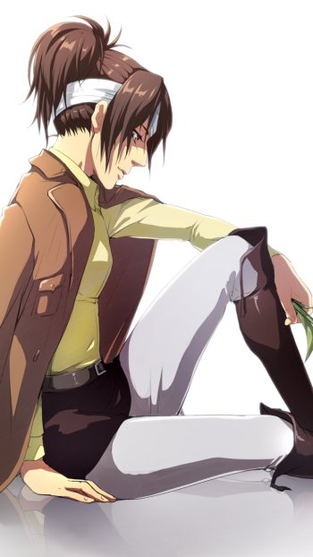 Hange Zoë Anime Attack on Titan Phone Wallpaper