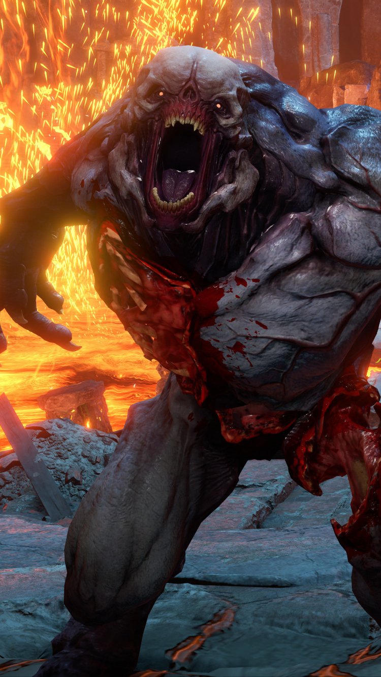 Download Video Game DOOM Eternal Phone Wallpaper