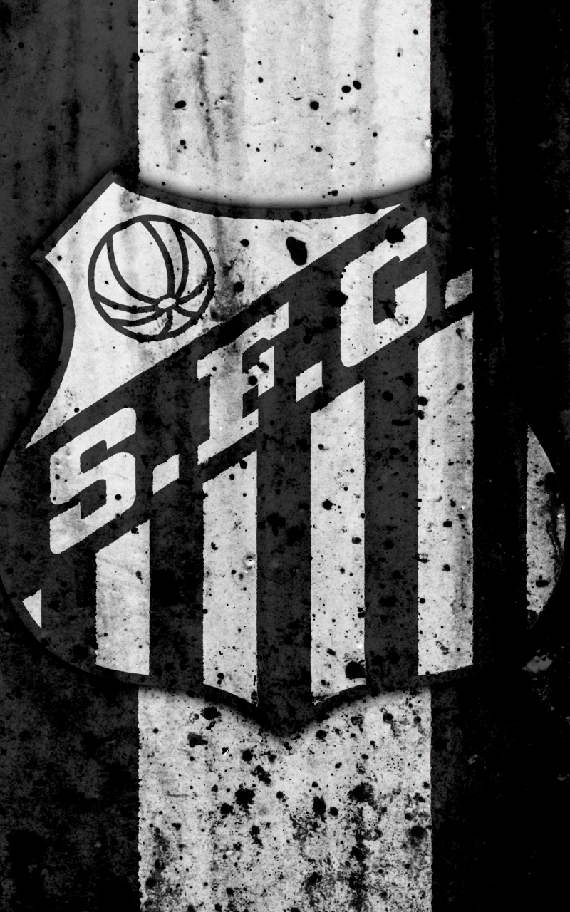 Download Emblem Logo Soccer Santos FC Sports Phone Wallpaper - Mobile Abyss