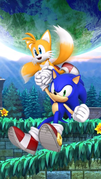 Sonic the Hedgehog Miles 'Tails' Prower video game Sonic the Hedgehog 4: Episode II Phone Wallpaper