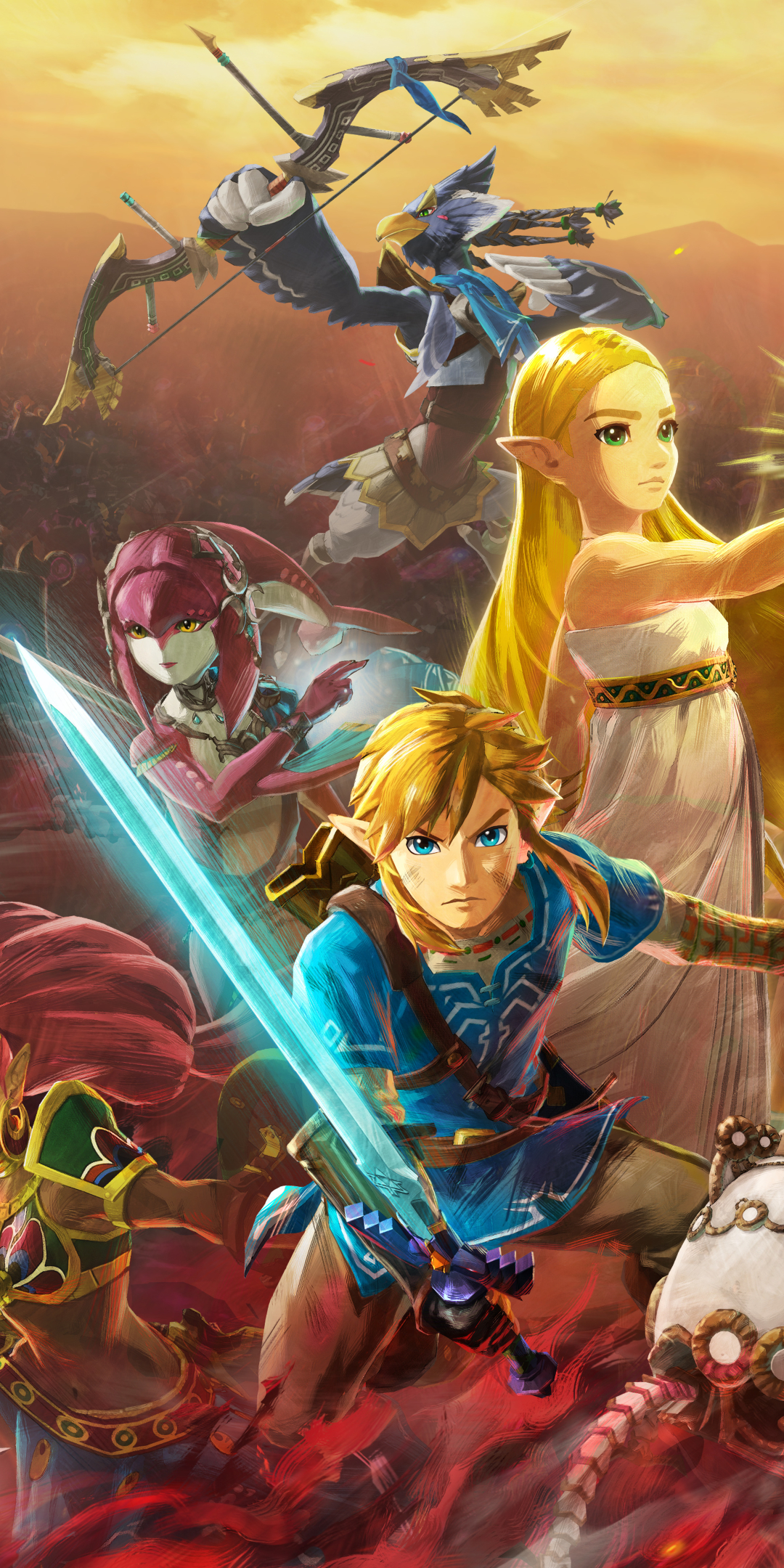 Hyrule Warriors: Age of Calamity Phone Wallpaper