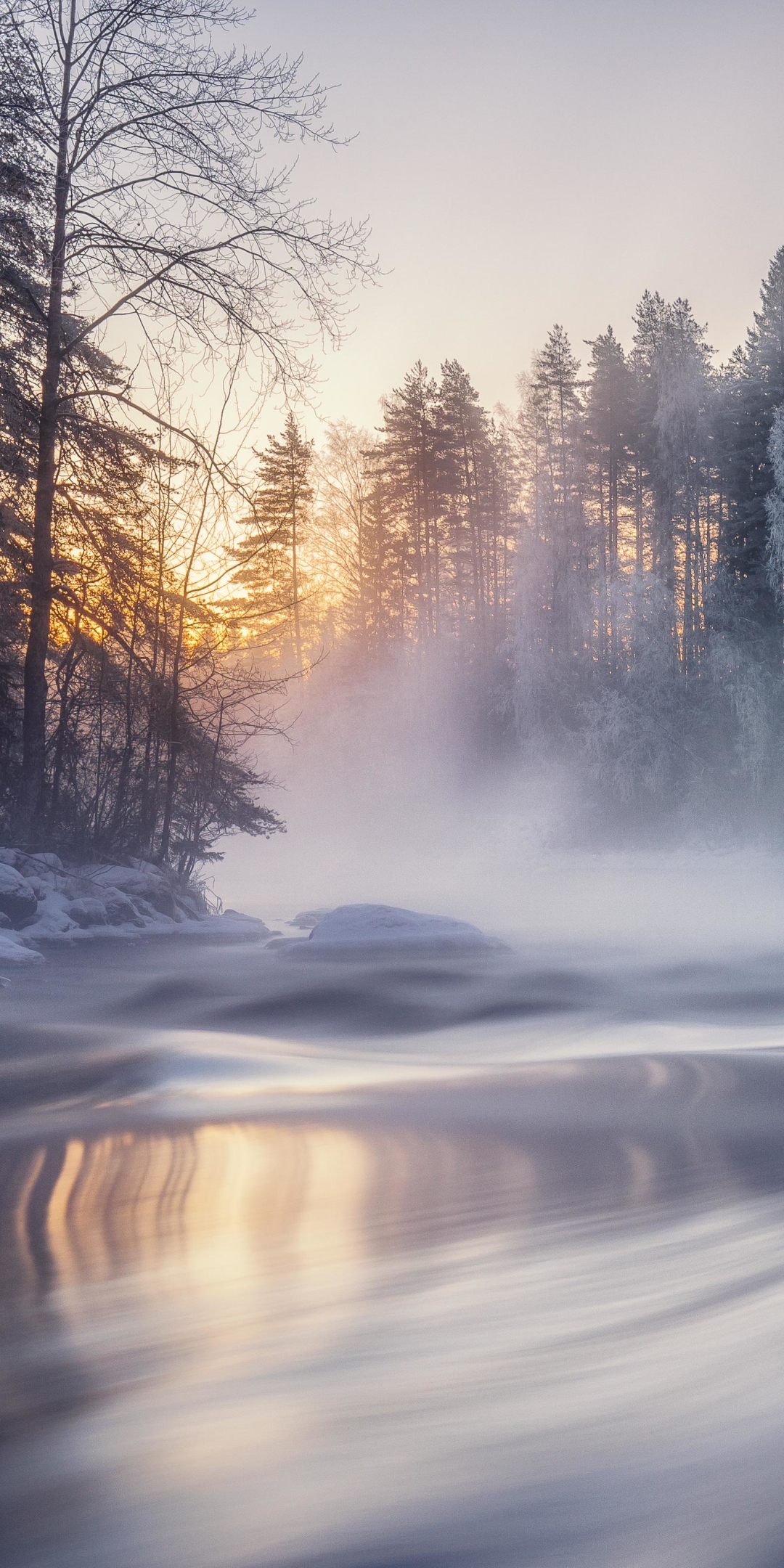 Cold winter Morning, Kapeenkoski Finland by Bansman