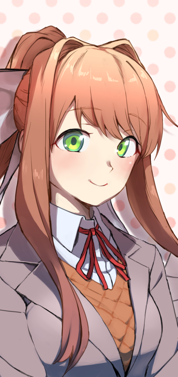 Doki Doki Literature Club Monika phone wallpaper : r/Animewallpaper