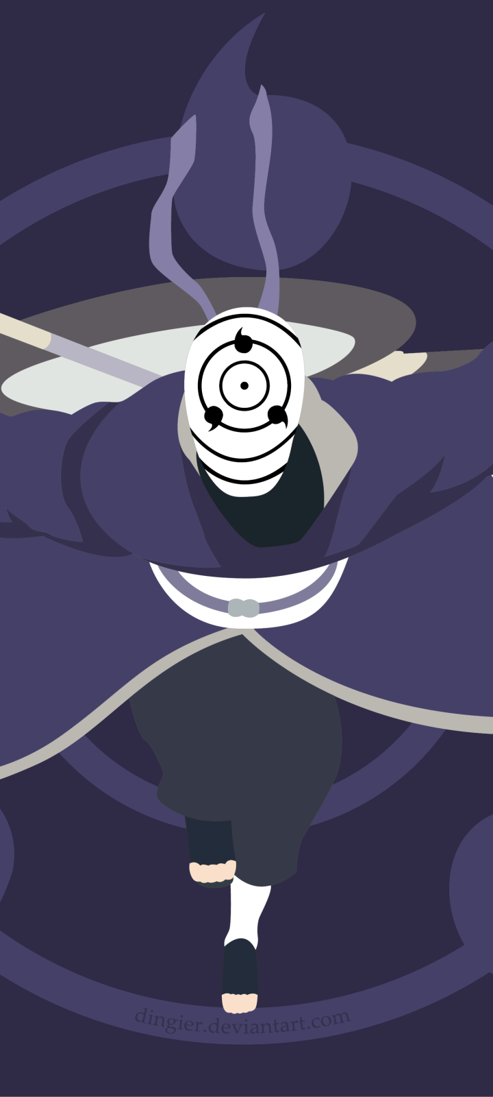 Uchiha Obito Phone Wallpaper 4K by AE19OE on DeviantArt