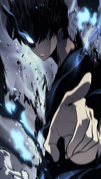 Sung Jin-Woo Anime Solo Leveling Phone Wallpaper