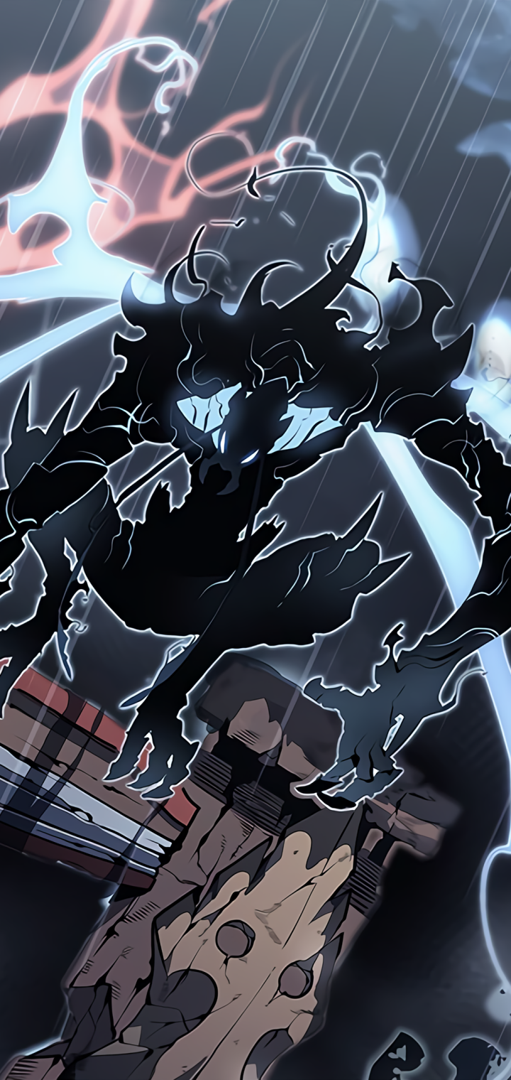 Download Beru (Solo Leveling) Igris (Solo Leveling) Sung Jin-Woo Anime Solo Leveling Phone Wallpaper