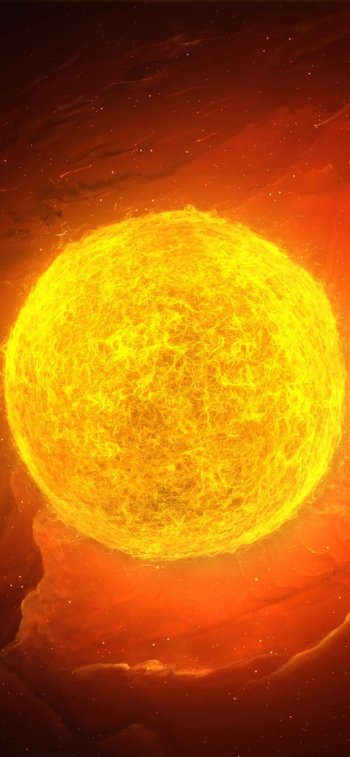 Sci Fi sun Phone Wallpaper