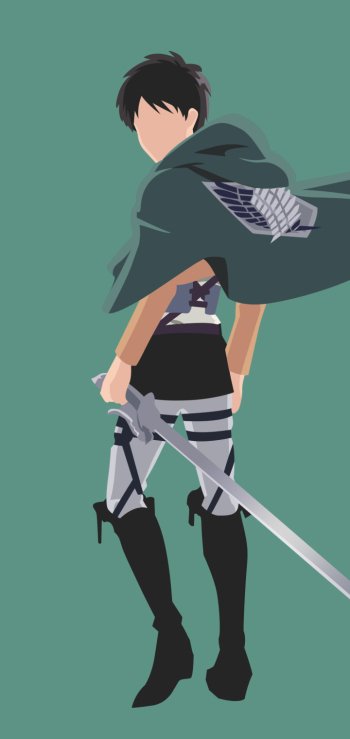Eren Yeager Anime Attack on Titan Phone Wallpaper