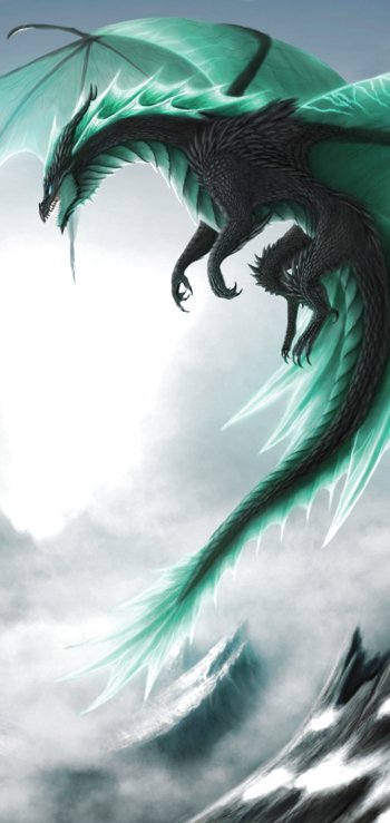  Green Fantasy Dragon by Matt LeBlanc