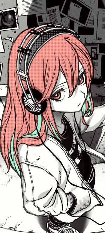 headphones Anime Original Phone Wallpaper